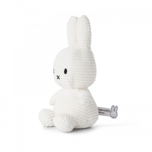 Miffy Plush ECO Corduroy Offwhite - 23 cm