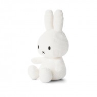 Miffy Plush ECO Corduroy Offwhite - 33 cm