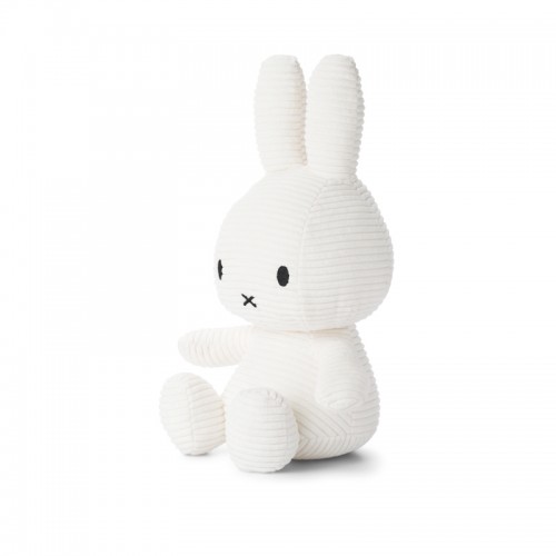 Miffy Plush ECO Corduroy Offwhite - 33 cm