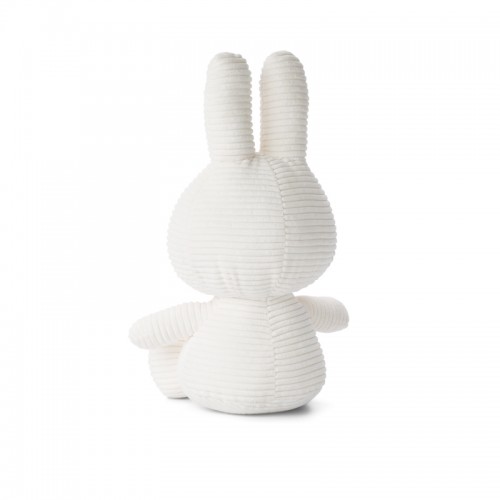 Miffy Plush ECO Corduroy Offwhite - 33 cm