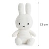 Miffy Plush ECO Corduroy Offwhite - 33 cm