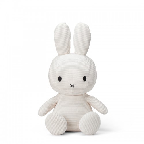Miffy Plush ECO Corduroy Offwhite - 50 cm