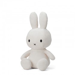 Miffy Plush ECO Corduroy Offwhite - 50 cm