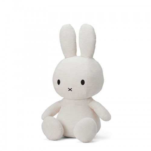 Miffy Plush ECO Corduroy Offwhite - 50 cm