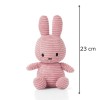 Miffy Plush ECO Corduroy Pink - 23 cm