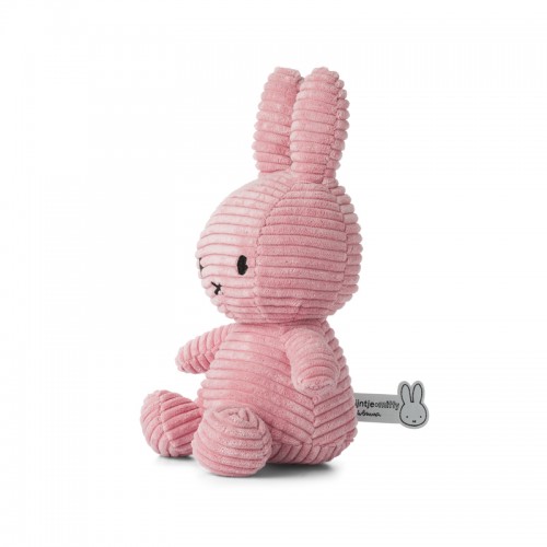 Miffy Plush ECO Corduroy Pink - 23 cm