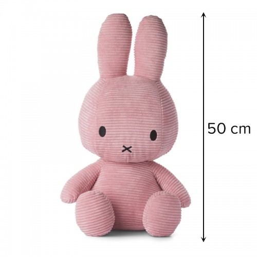 Miffy Plush ECO Corduroy Pink - 50 cm
