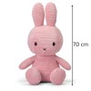 Miffy Plush ECO Corduroy Pink - 70 cm