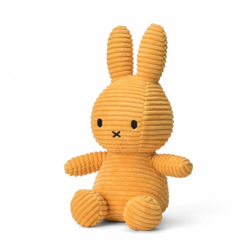Miffy Plush ECO Corduroy Yellow - 23 cm