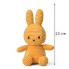 Miffy Plush ECO Corduroy Yellow - 23 cm