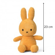Miffy Plush ECO Corduroy Yellow - 23 cm
