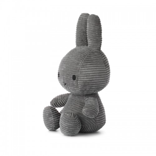 Miffy Plush Corduroy Grey - 33 cm