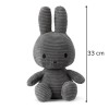 Miffy Plush Corduroy Grey - 33 cm