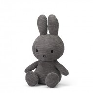 Miffy Plush Corduroy Grey - 70 cm