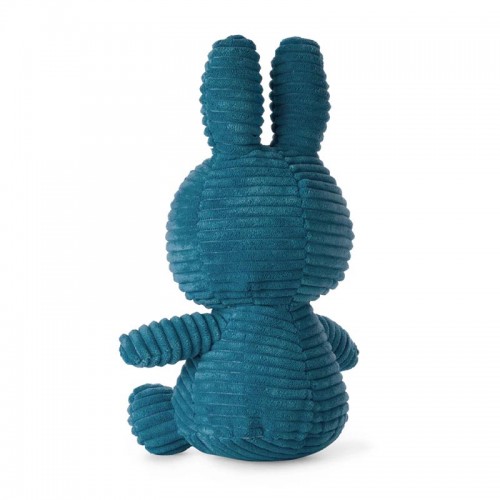 Miffy Plush ECO Corduroy Aviator Blue - 23 cm