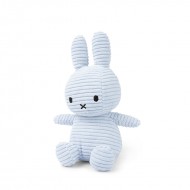 Miffy Plush ECO Corduroy Ice Blue - 23 cm