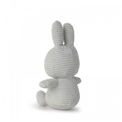 Miffy Plush ECO Corduroy Soft Grey - 23 cm
