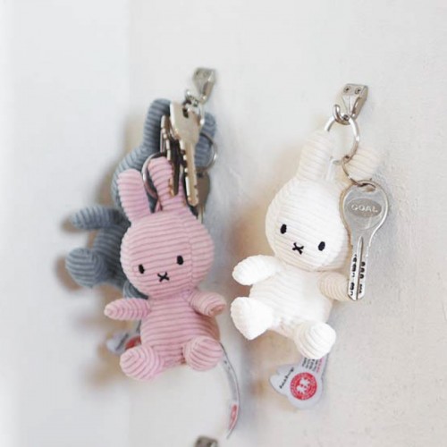 Miffy Keychain Corduroy Pink
