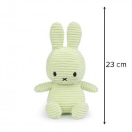 Miffy Plush ECO Corduroy Fresh Mint - 23 cm