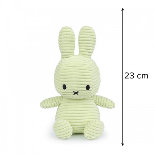 Miffy Plush ECO Corduroy Fresh Mint - 23 cm