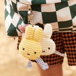 Miffy Keychain ECO Corduroy Tiny Offwhite