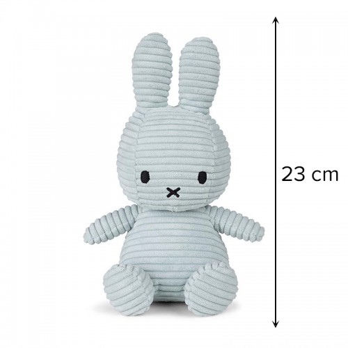 Miffy Plush ECO Corduroy Soft Jade - 23 cm