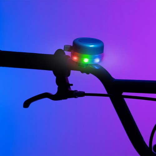 Brightz Bicycle Bell with LED Light – Blue