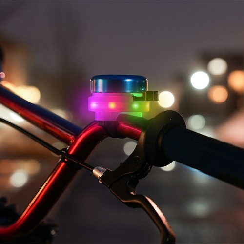 Brightz Bicycle Bell with LED Light – Blue