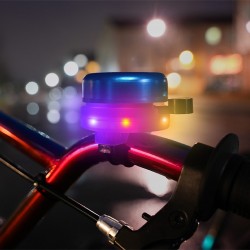 Brightz Bicycle Bell with LED Light – Blue