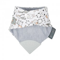 Cheeky Chompers Neckerchew Teething Dribble Bib - Panda Pals