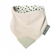 Cheeky Chompers Neckerchew Teething Dribble Bib - Leopard Spots