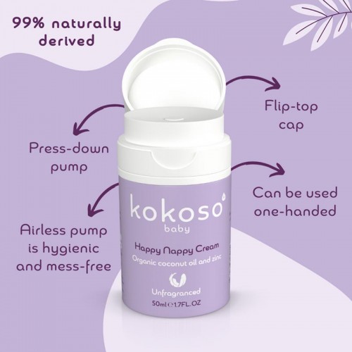 Kokoso Baby® Baby-Soft Balm Stick - Unfragranced 13g
