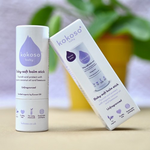 Kokoso Baby® Baby-Soft Balm Stick - Unfragranced 13g