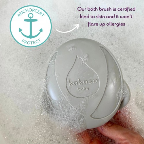 Kokoso Baby® Soft Silicone Bath Brush