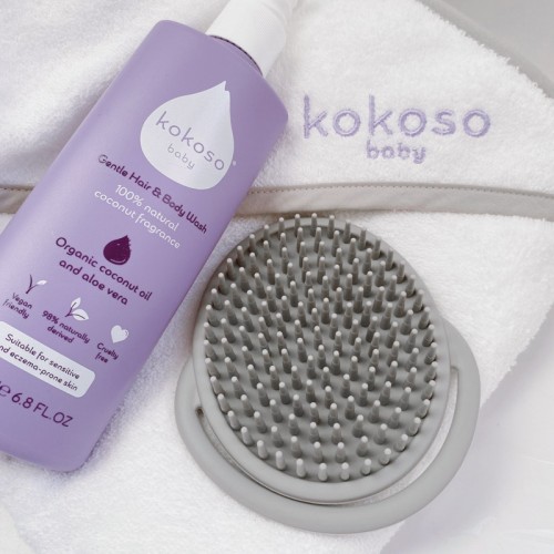 Kokoso Baby® Soft Silicone Bath Brush