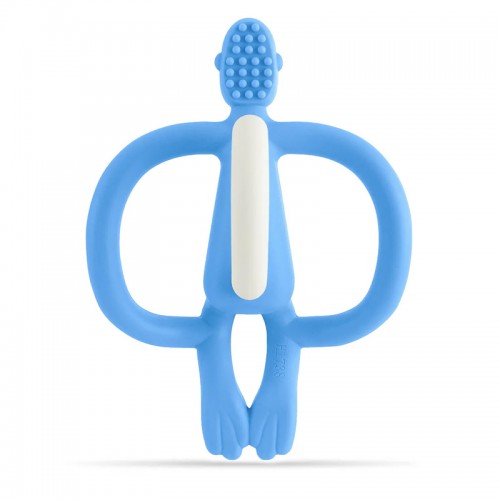 Matchstick Monkey Teething Toy Classic - Light Blue