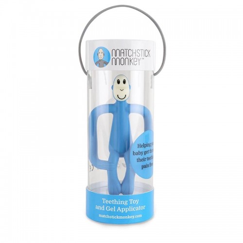 Matchstick Monkey Teething Toy Classic - Light Blue