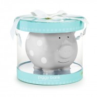 Pearhead Piggy Bank - Grey