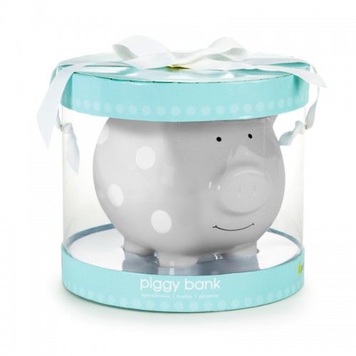 Pearhead Piggy Bank - Grey