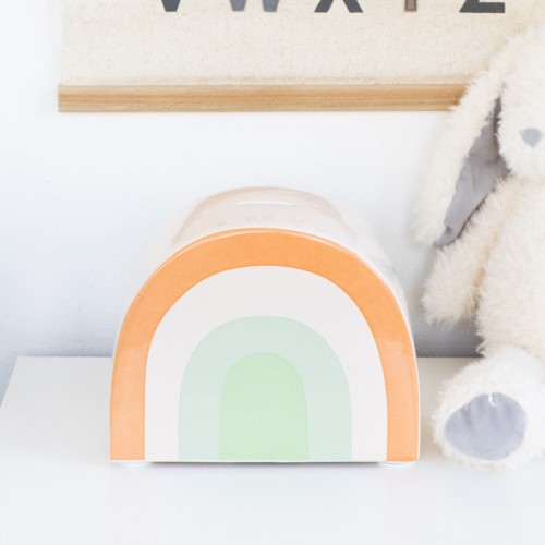 Pearhead Ceramic Rainbow Bank