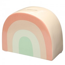 Pearhead Ceramic Rainbow Bank