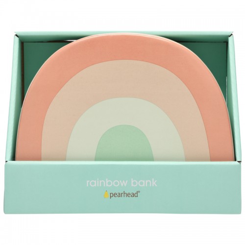 Pearhead Ceramic Rainbow Bank