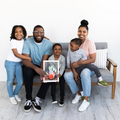 Pearhead Clear Family Print Frame