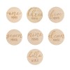 Pearhead Wooden Milestone Photo Cards