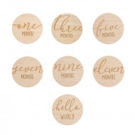 Pearhead Wooden Milestone Photo Cards