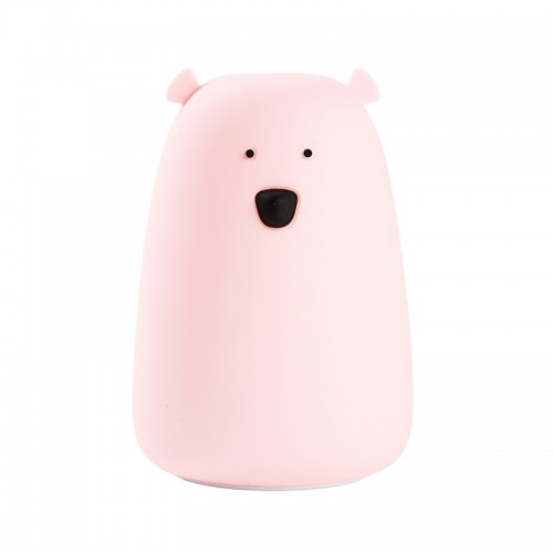 Rabbit&Friends Bear Silicone Lamp - Pink