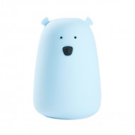 Rabbit&Friends Bear Silicone Lamp - Blue