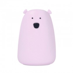 Rabbit&Friends Bear Silicone Lamp - Lavender