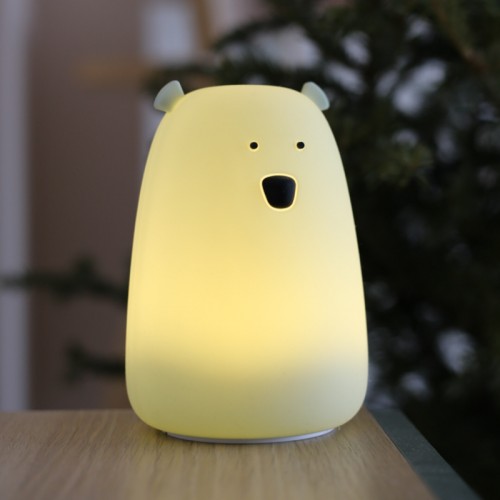 Rabbit&Friends Bear Silicone Lamp - Sage