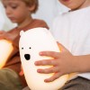 Rabbit&Friends Bear Silicone Lamp With Remote Control - White - USB-C